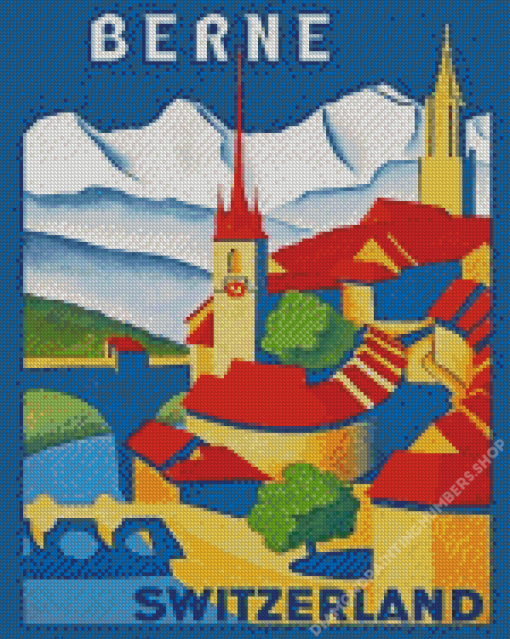 Bern Switzerland Poster Diamond Painting