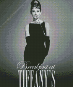 Black And White Breakfast at Tiffanys Diamond Painting