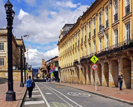 Bogota Buildings Diamond Painting