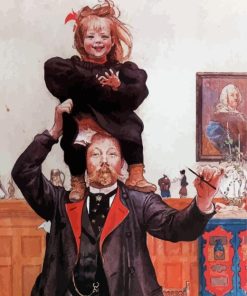 Brita And Me Carl Larsson Diamond Painting