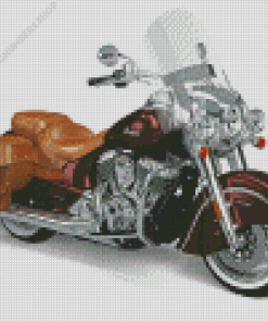 Broqn Indian Chief Bike Diamond Painting