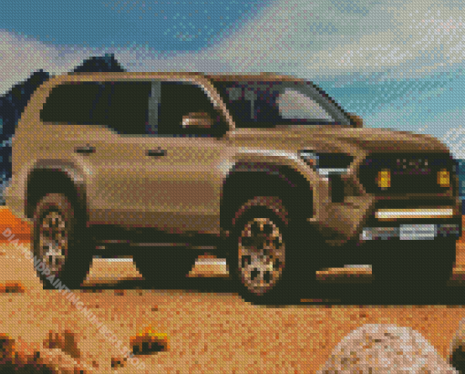 Brown Toyota 4Runner Diamond Painting