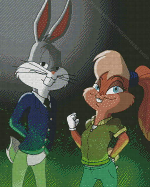 Bugs Bunny and Lola Diamond Painting