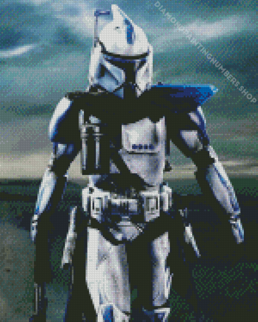 Captain Rex Character Diamond Painting