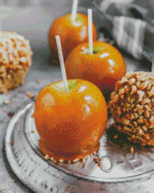 Caramel Apples Diamond Painting