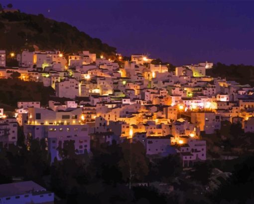 Casares At Night Diamond Painting