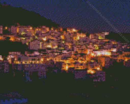 Casares At Night Diamond Painting