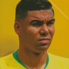 Casemiro Brazilian Footballer Diamond Painting