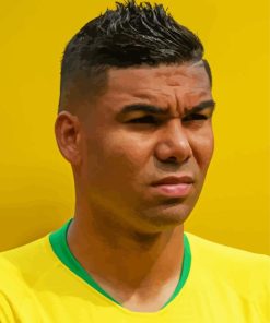 Casemiro Brazilian Footballer Diamond Painting