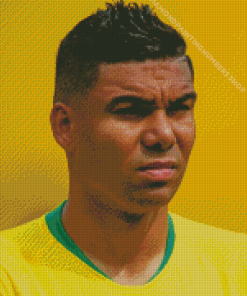 Casemiro Brazilian Footballer Diamond Painting