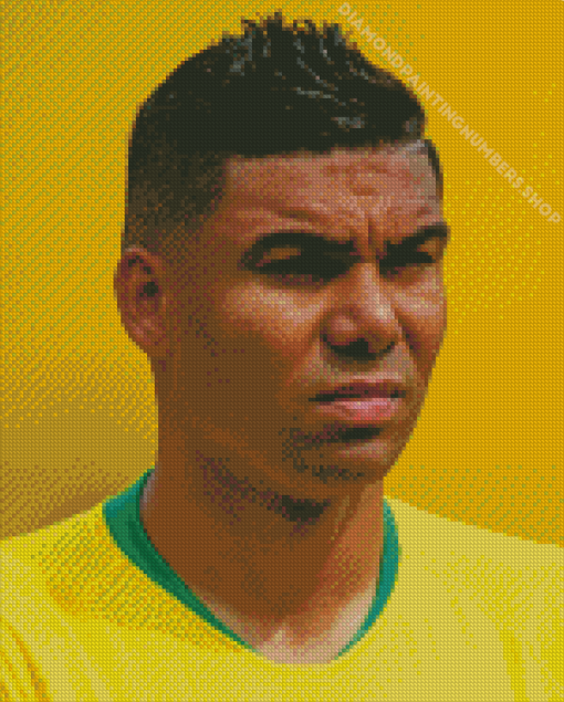 Casemiro Brazilian Footballer Diamond Painting