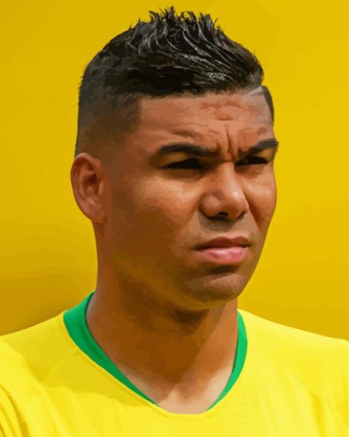 Casemiro Brazilian Footballer Diamond Painting