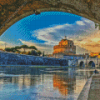 Castel Santangelo Diamond Painting