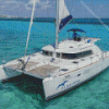 Catamaran Ship Diamond Painting