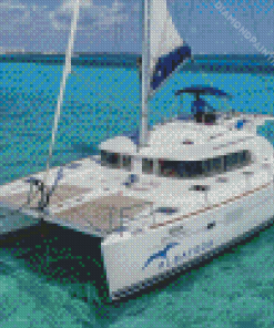 Catamaran Ship Diamond Painting