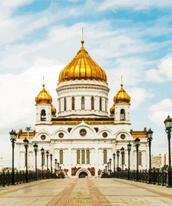 Cathedral Of Christ The Savior Russia Diamond Painting