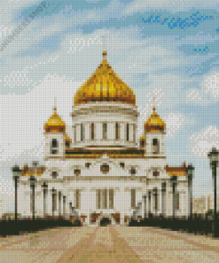 Cathedral Of Christ The Savior Russia Diamond Painting