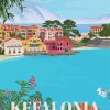 Cephalonia Greece Art Poster Diamond Painting