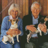 Charles and Camilla And Dogs Diamond Painting