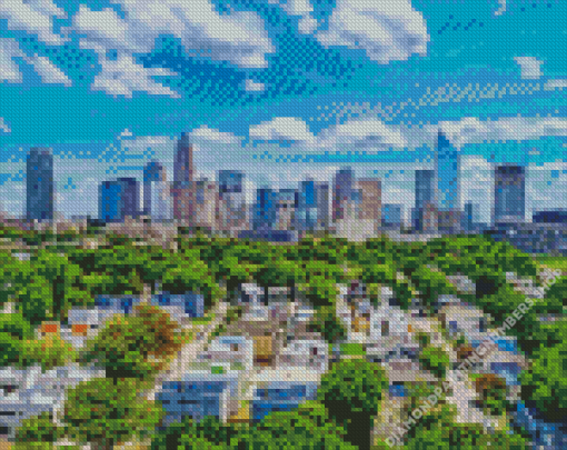 Charlotte Skylines Diamond Painting