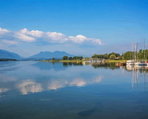 Chiemsee Lake In Germany Diamond Painting