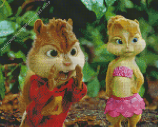 Chipettes Diamond Painting