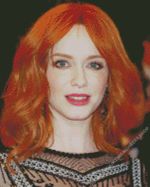 Christina Hendricks Actress Diamond Painting