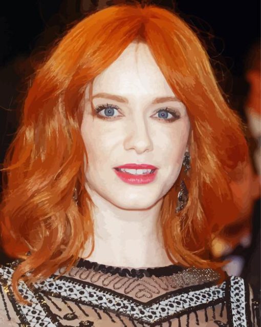 Christina Hendricks Actress Diamond Painting