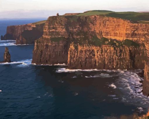 Cliffs Of Moher Irish Coast Diamond Painting