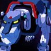 Close Up Blue Lion Voltron Diamond Painting