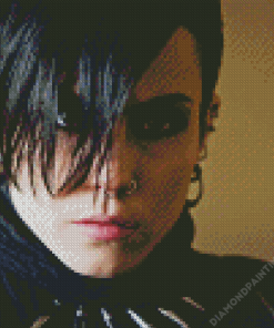 Close Up Lisbeth Salander Diamond Painting