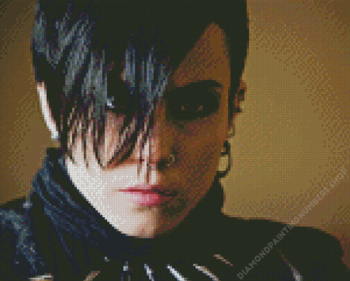 Close Up Lisbeth Salander Diamond Painting