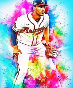 Colorful Matt Olson Diamond Painting