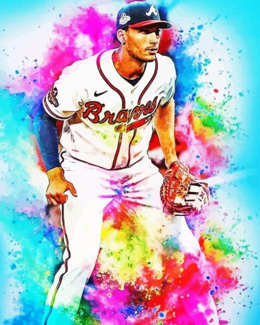 Colorful Matt Olson Diamond Painting