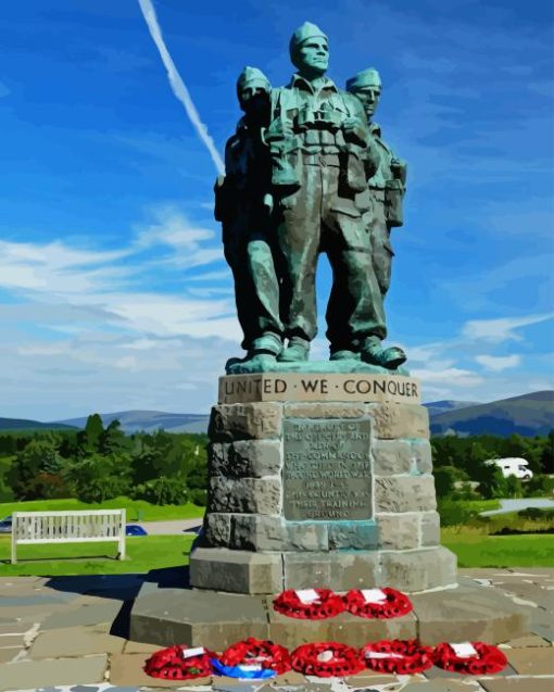 Commando Memorial Diamond Painting