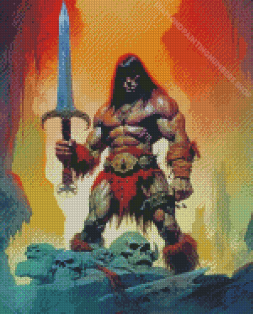 Conan The Barbarian Diamond Painting