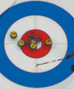 Curling Player Diamond Painting