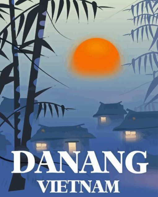 Da Nang Vietnam Poster Art Diamond Painting