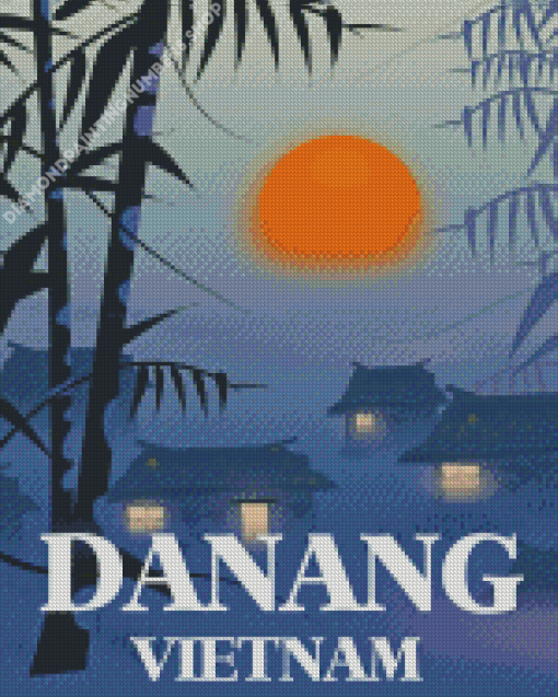 Da Nang Vietnam Poster Art Diamond Painting