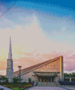 Dallas Temple Diamond Painting