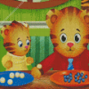 Daniel Tiger Diamond Painting