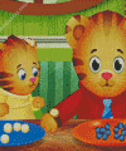 Daniel Tiger Diamond Painting