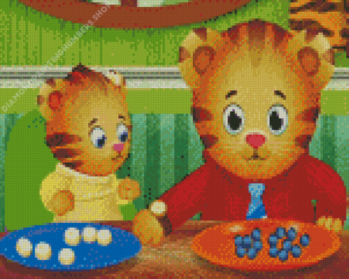 Daniel Tiger Diamond Painting