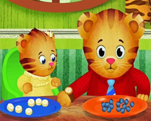 Daniel Tiger Diamond Painting