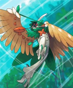 Decidueye Pokemon Character Diamond Painting