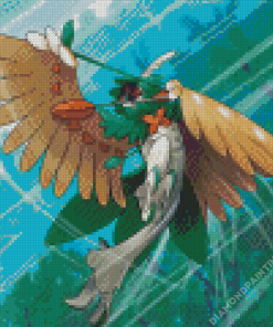 Decidueye Pokemon Character Diamond Painting