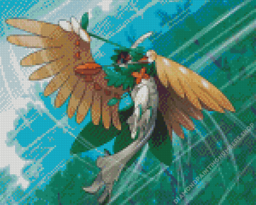 Decidueye Pokemon Character Diamond Painting