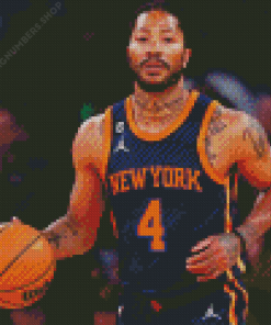 Derrick Rose Diamond Painting