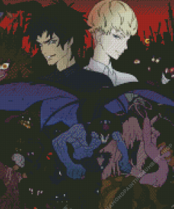 Devilman Crybaby Characters Diamond Painting