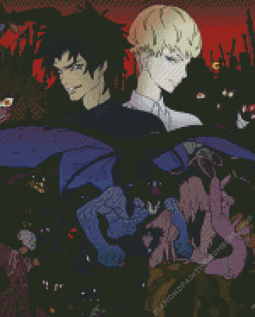 Devilman Crybaby Characters Diamond Painting